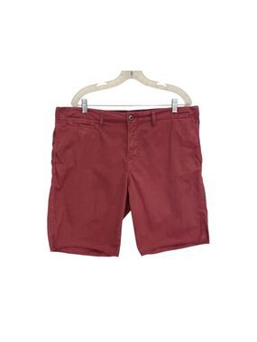 Paperbacks Rockland Bedford Red Corduroy Raw Hem Relaxed Chino Shorts Men’s 38